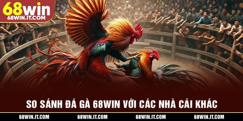 So sánh đá gà 68WIN với các nhà cái khác